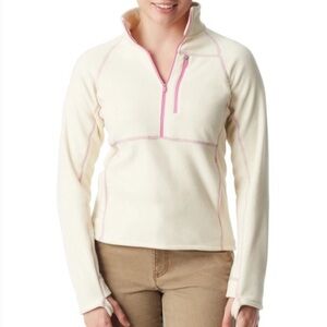 NWT Bass fleece 3/4 zip pullover